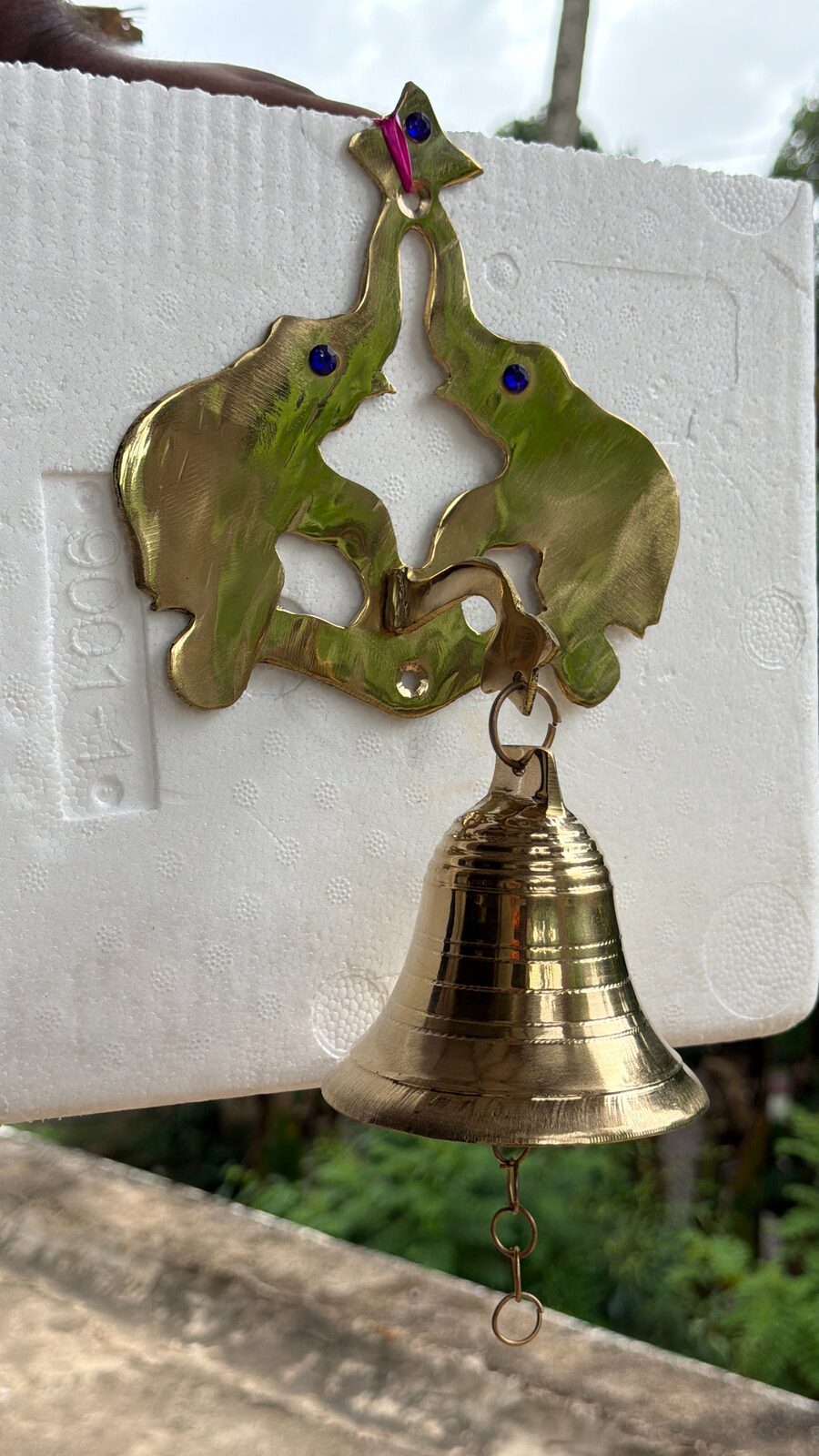 Twin Elephant Temple Bell